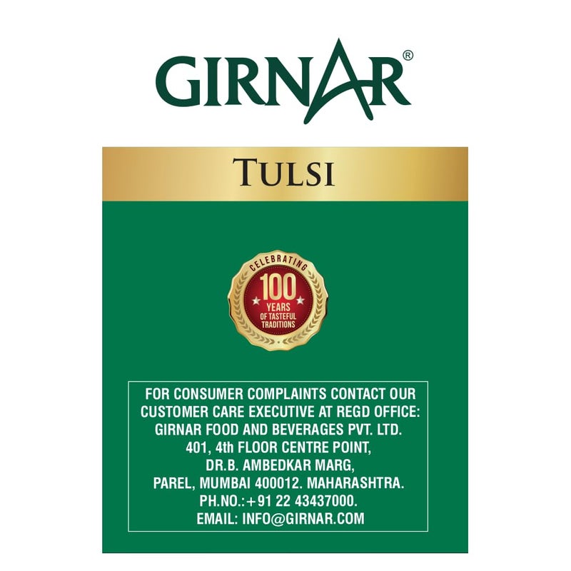Girnar Green Tea With Tulsi (Basil Leaves) (36 Tea Bag) - Image 4